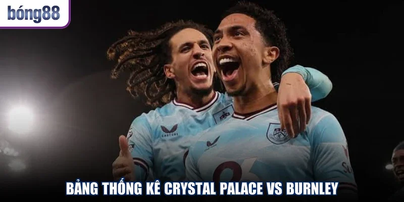 Bảng thống kê Crystal Palace vs Burnley