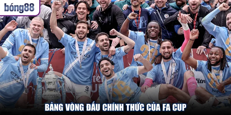 Bảng vòng đấu chính thức của FA Cup