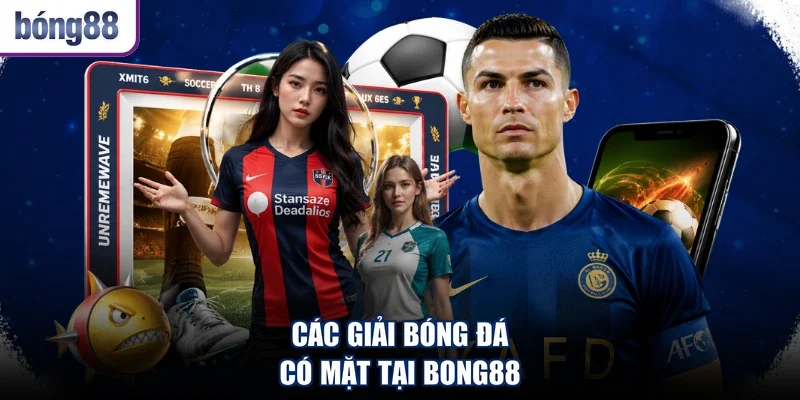 Các giải bóng đá có mặt tại Bong88