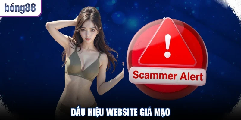 Dấu hiệu website giả mạo