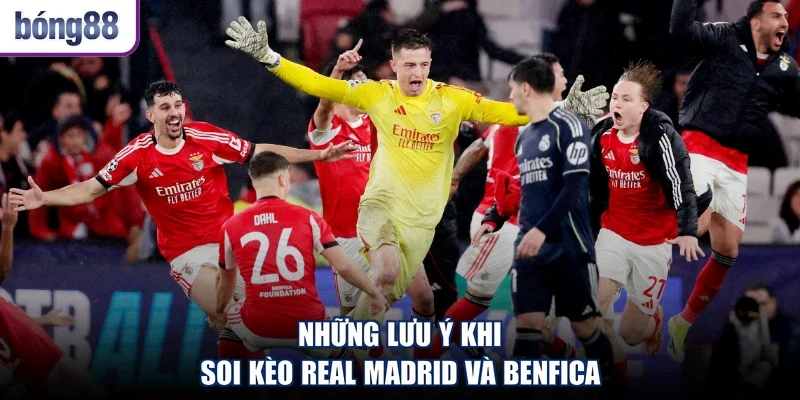 Những lưu ý khi soi kèo Real Madrid và Benfica