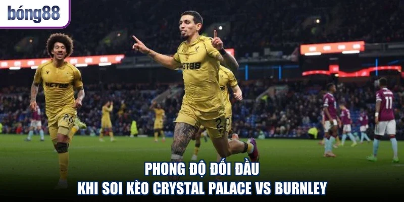 Phong độ đối đầu khi soi kèo Crystal Palace vs Burnley