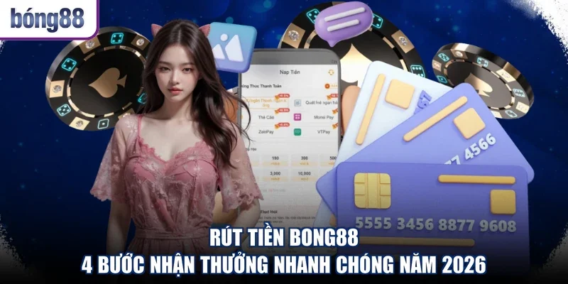 Rút Tiền Bong88 - 4 Bước Nhận Thưởng Nhanh Chóng Năm 2026