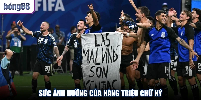 Sức ảnh hưởng của hàng triệu chữ ký