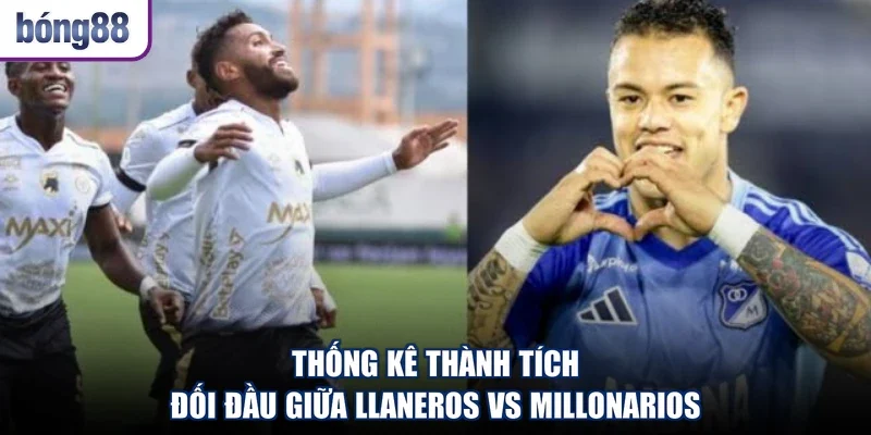 Thống kê thành tích đối đầu giữa Llaneros vs Millonarios