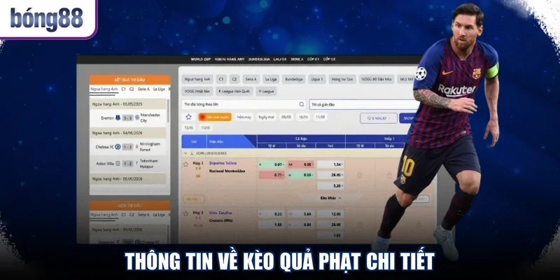Thông tin về kèo quả phạt chi tiết